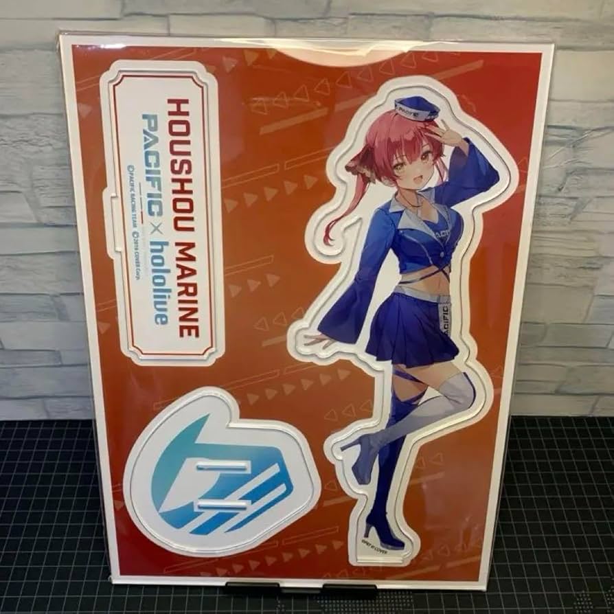宝鐘マリン　パシフィック　コミケ　ビッグ　アクリルスタンド　セット Amazon.co.jp: 宝鐘マリン ×パシフィックレーシング BIG